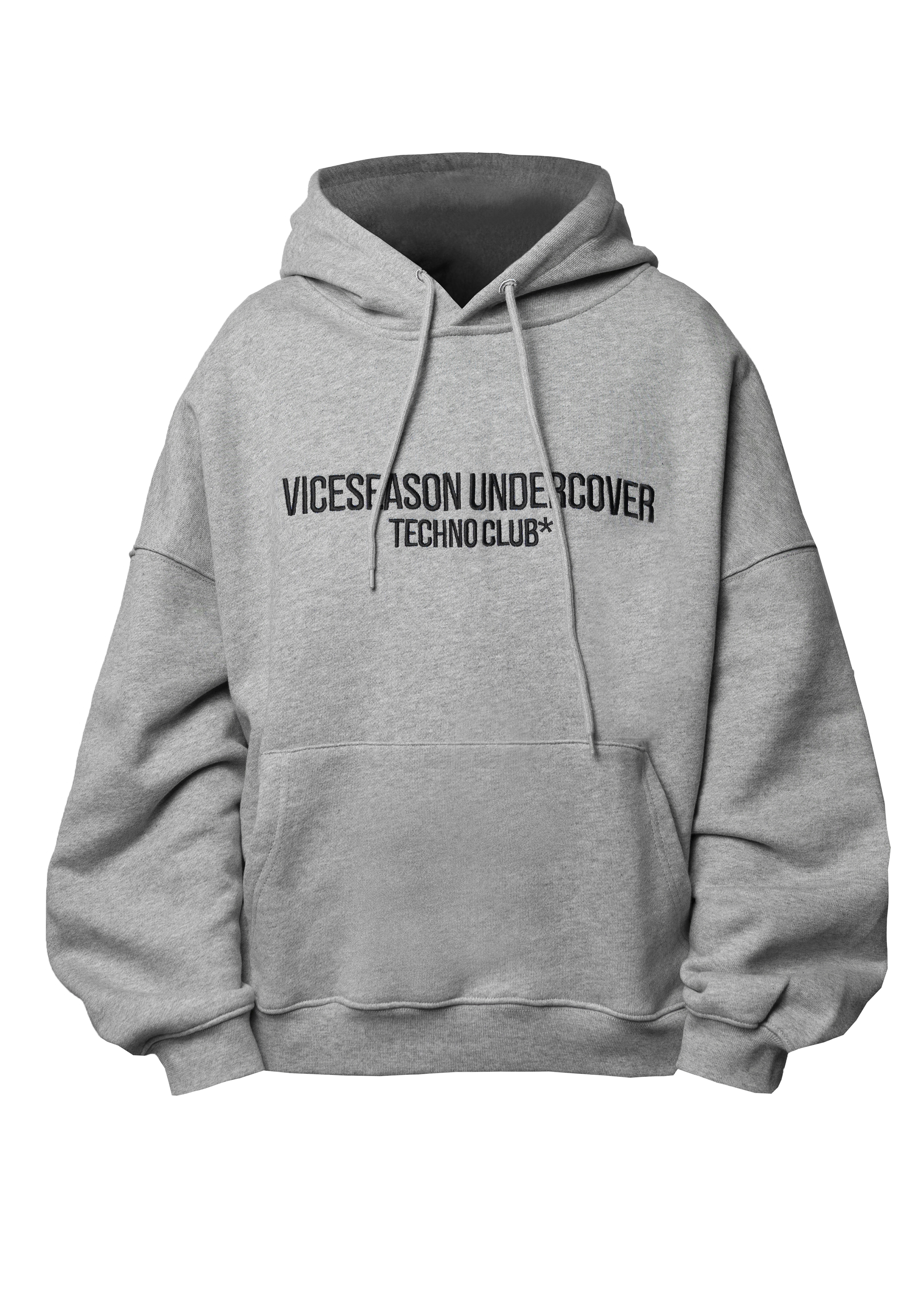 Худи «Techno club gray» - 1