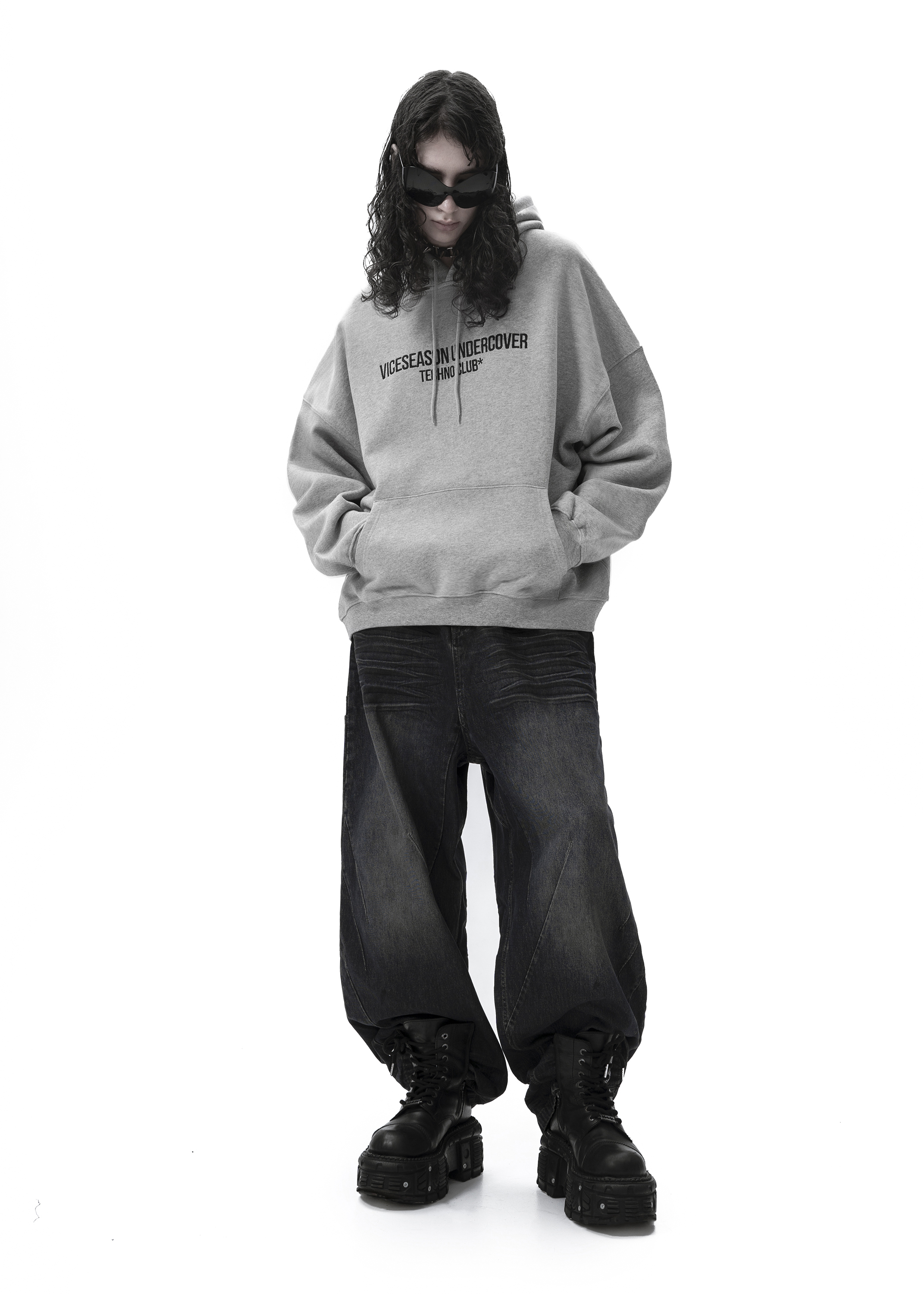 Худи «Techno club gray» - 3