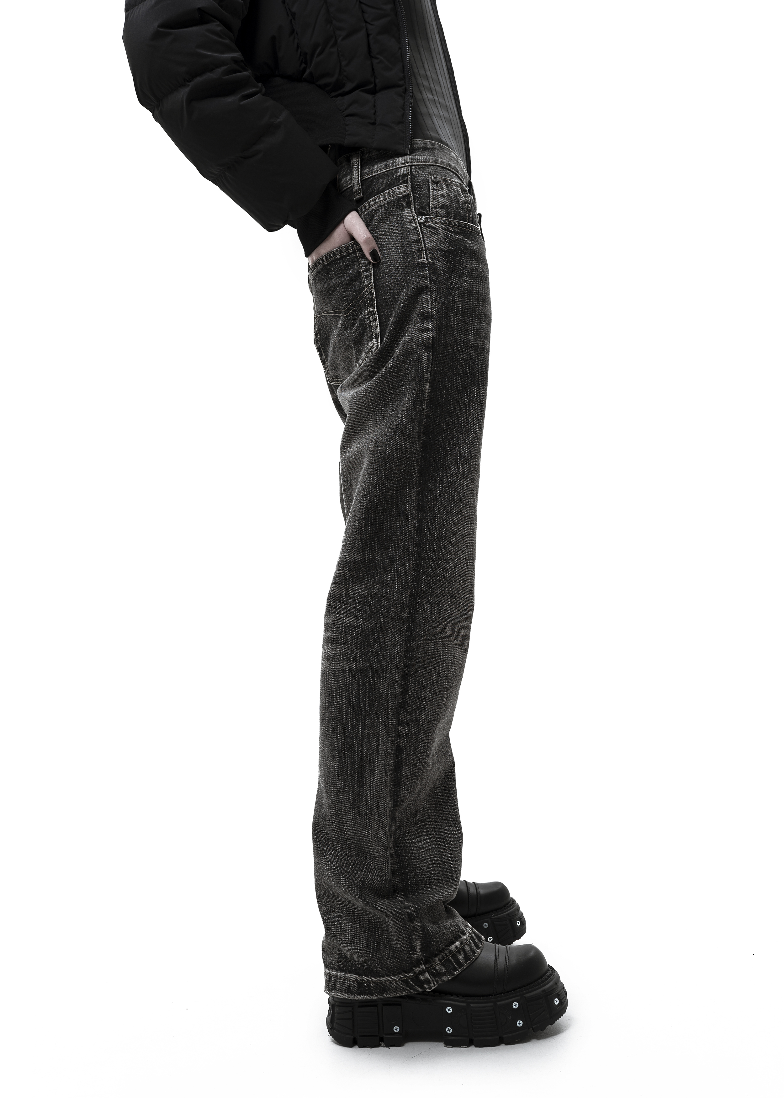 Джинсы «Skins black» - 5