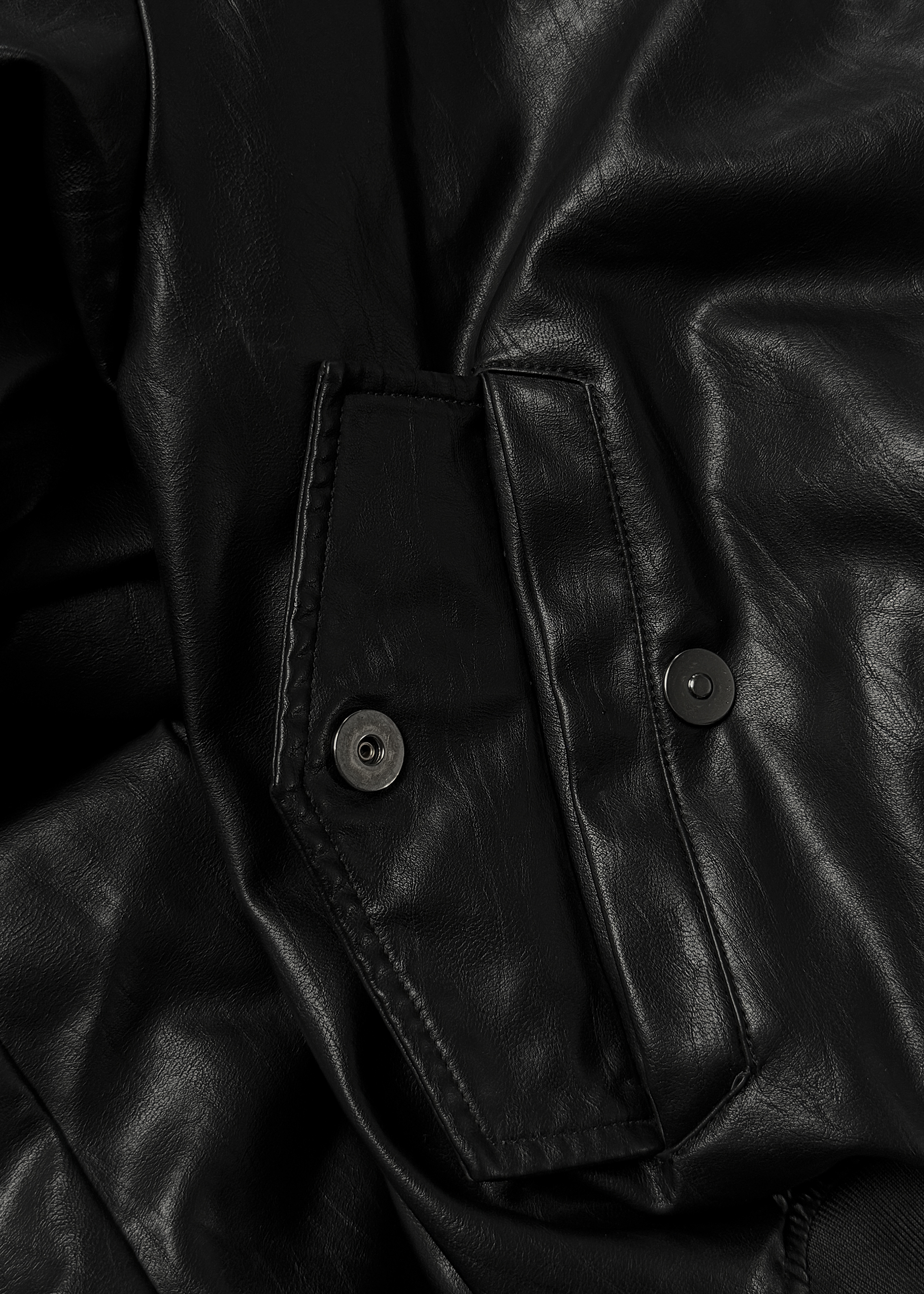 Кожаный бомбер «OPG» - 9