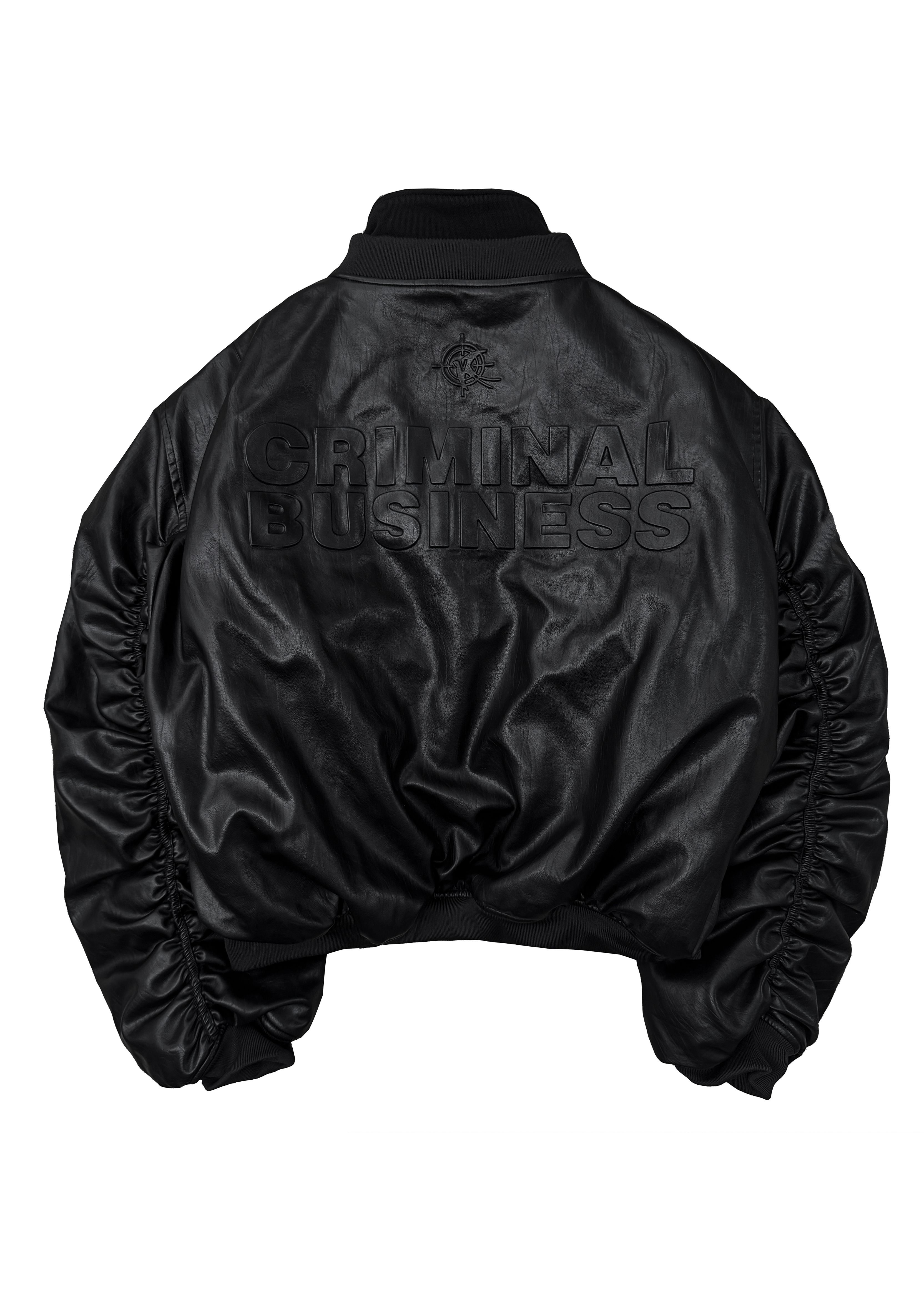 Кожаный бомбер «OPG» - 2