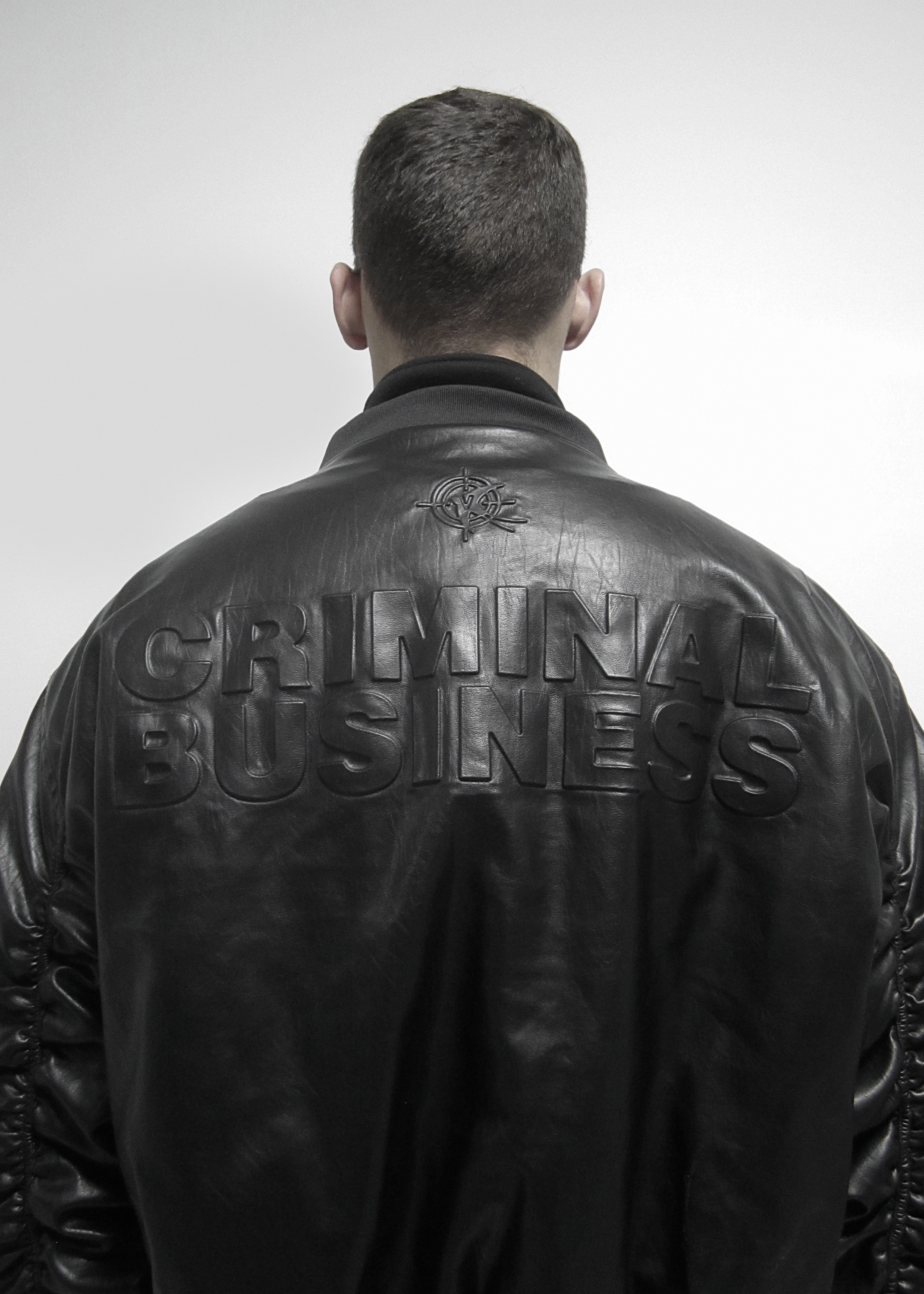 Кожаный бомбер «OPG» - 5