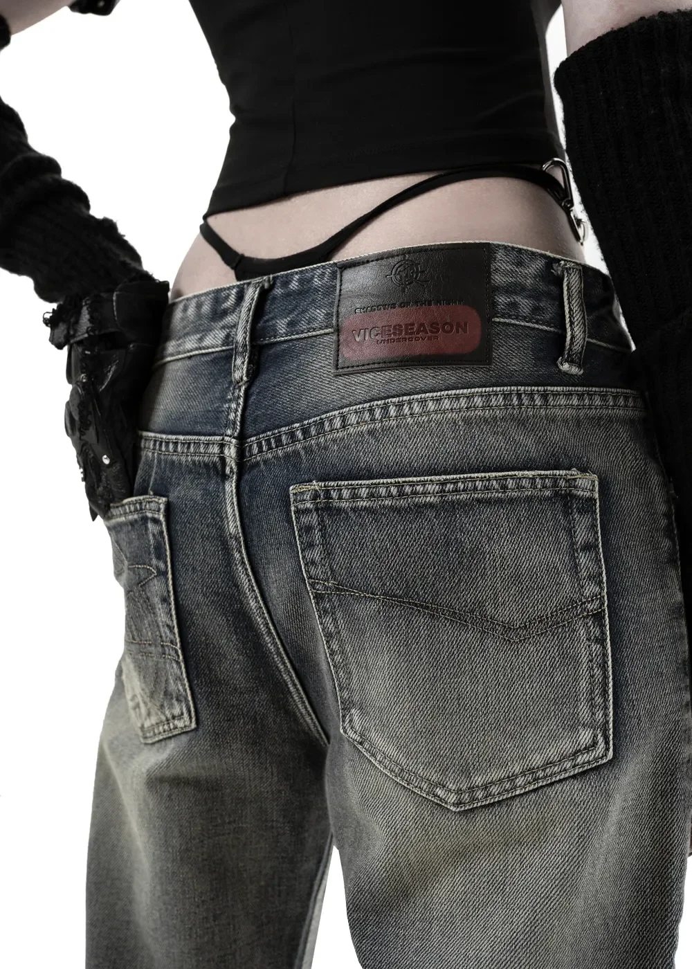 Джинсы «Skins blue» - 7