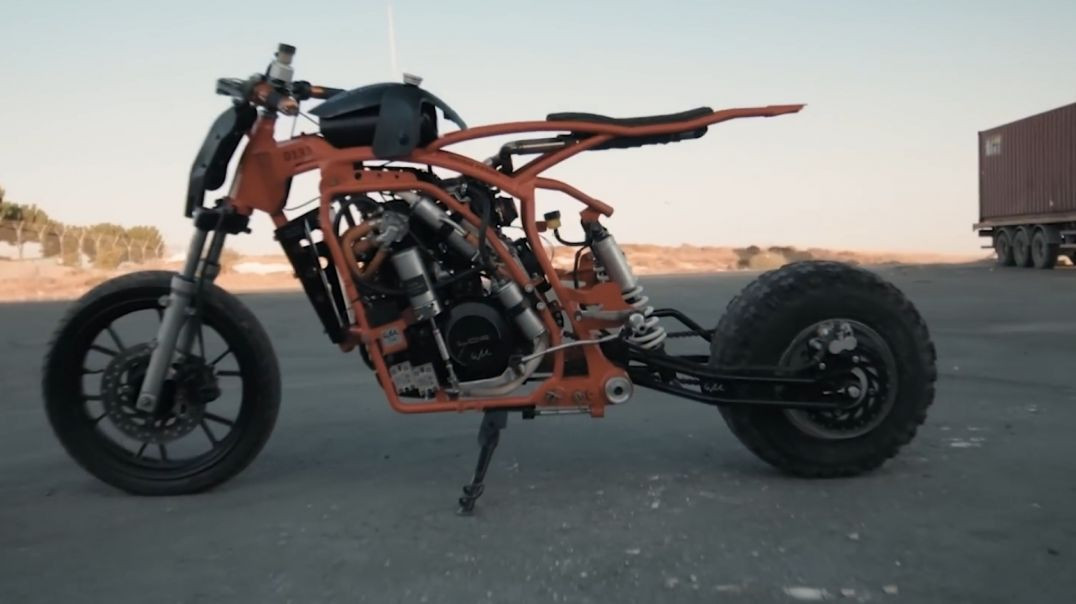 ⁣Проект 0133 _ Создание мотоцикла с нуля с быстросъемным двигателем KTM