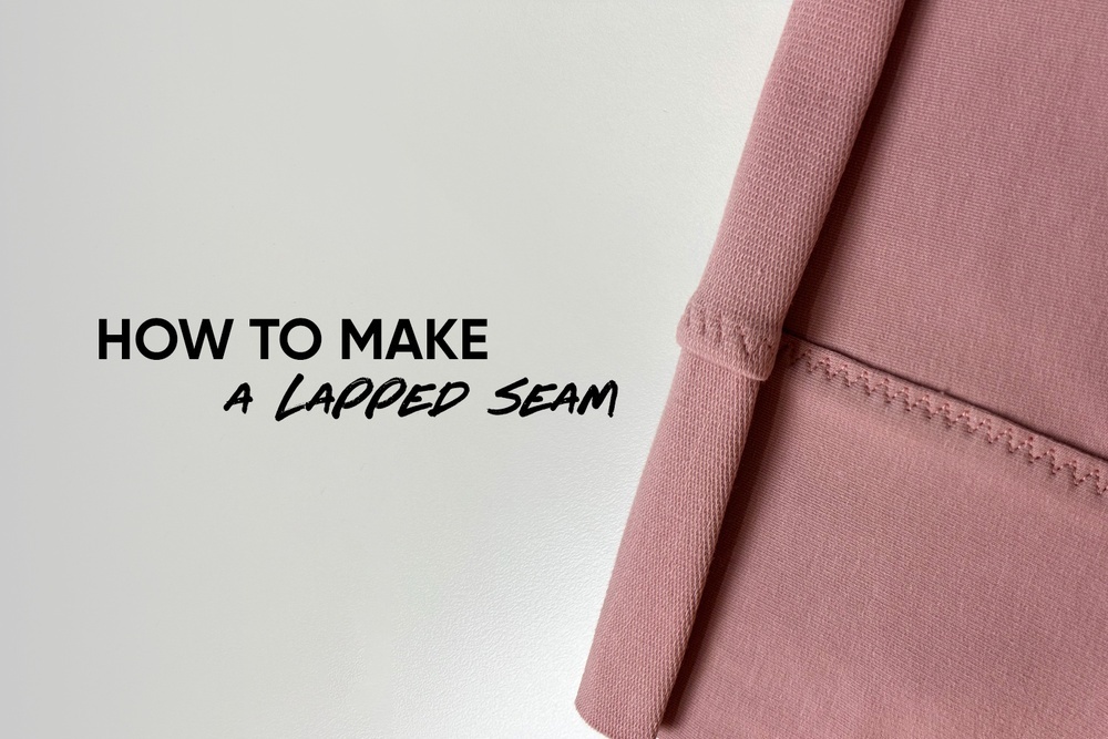 How to make a lapped seam