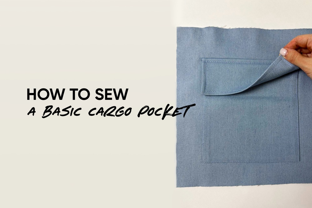 How to sew a basic cargo pocket