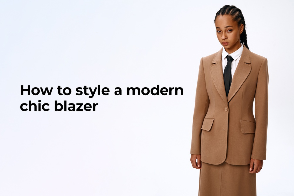 How to style a modern chic blazer
