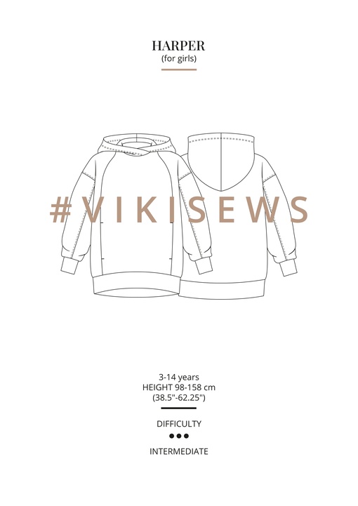 Harper hoodie (girl)