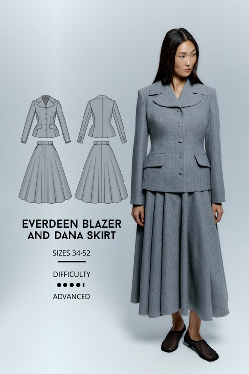 Everdeen Blazer and Dana skirt sewing course