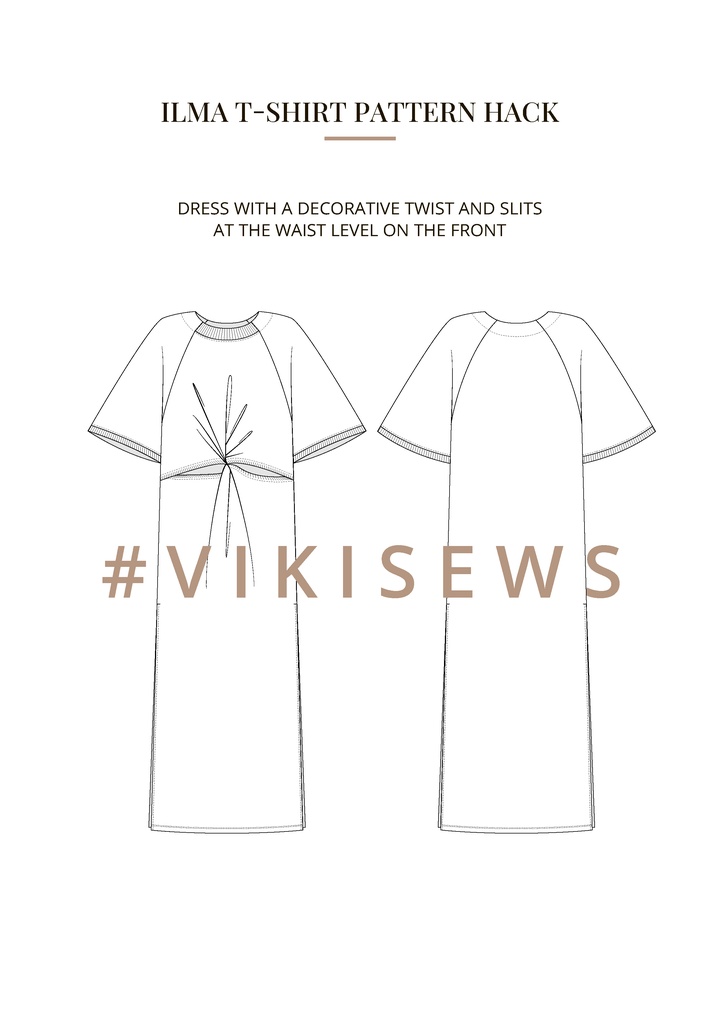 Ilma t-shirt pattern hacking guide