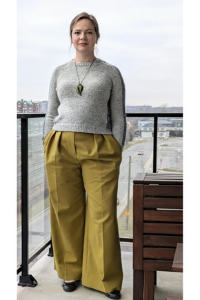 Удачная выкройка брюк-палаццо