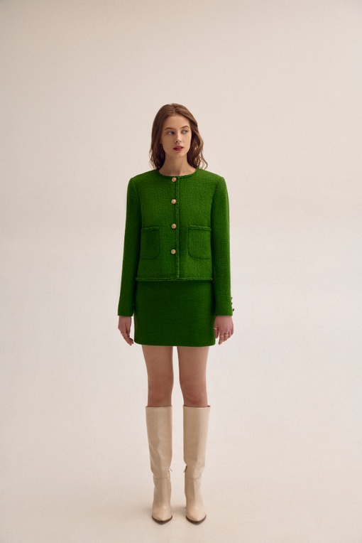 Мини-курс по пошиву твидового жакета Грейс