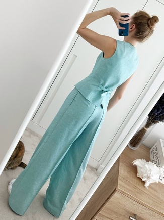 Отличные базовые широкие брюки