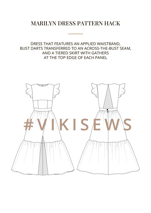Marilyn dress pattern hacking guide