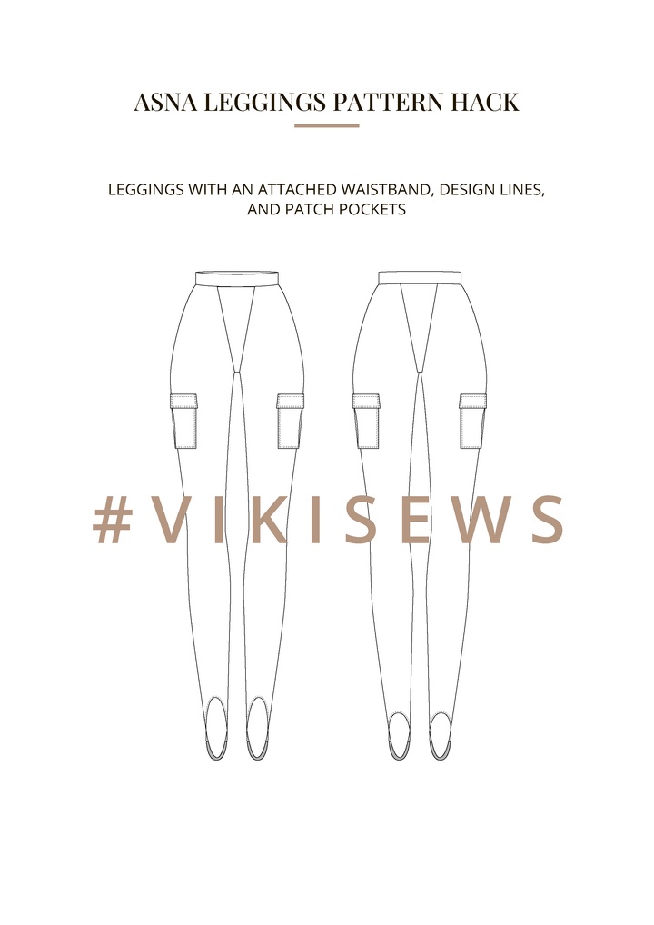 Asna leggings pattern hacking guide