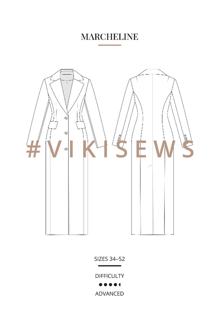 Marcheline coat sewing course