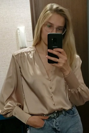 Легкость и женственность. Эффектная блуза и в пир, и в мир