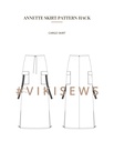Annette skirt pattern hacking guide