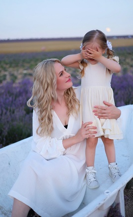 Шила из муслина для фотосессии