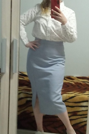 теперь все узкие юбки шью по этой выкройке!!