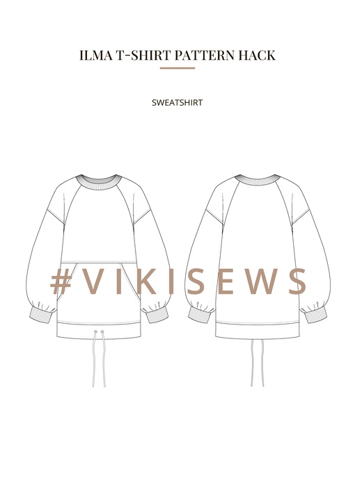 Ilma t-shirt pattern hacking guide