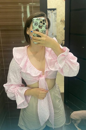 розовая зефирка