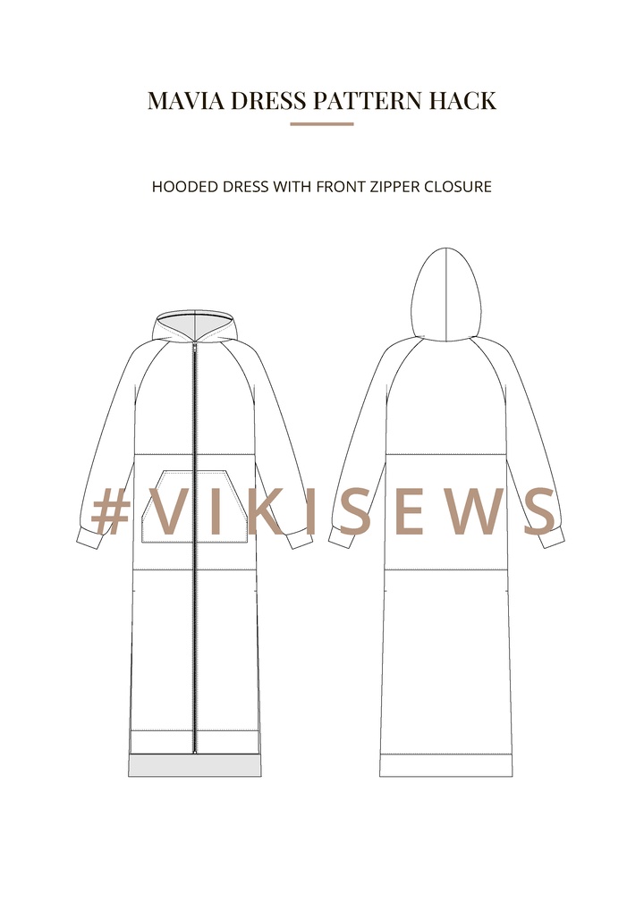 Mavia dress pattern hacking guide