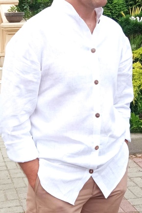 Льняная рубашка