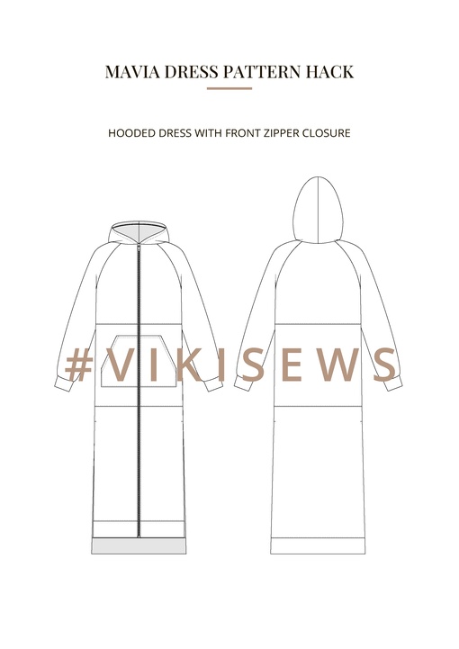 Mavia dress pattern hacking guide