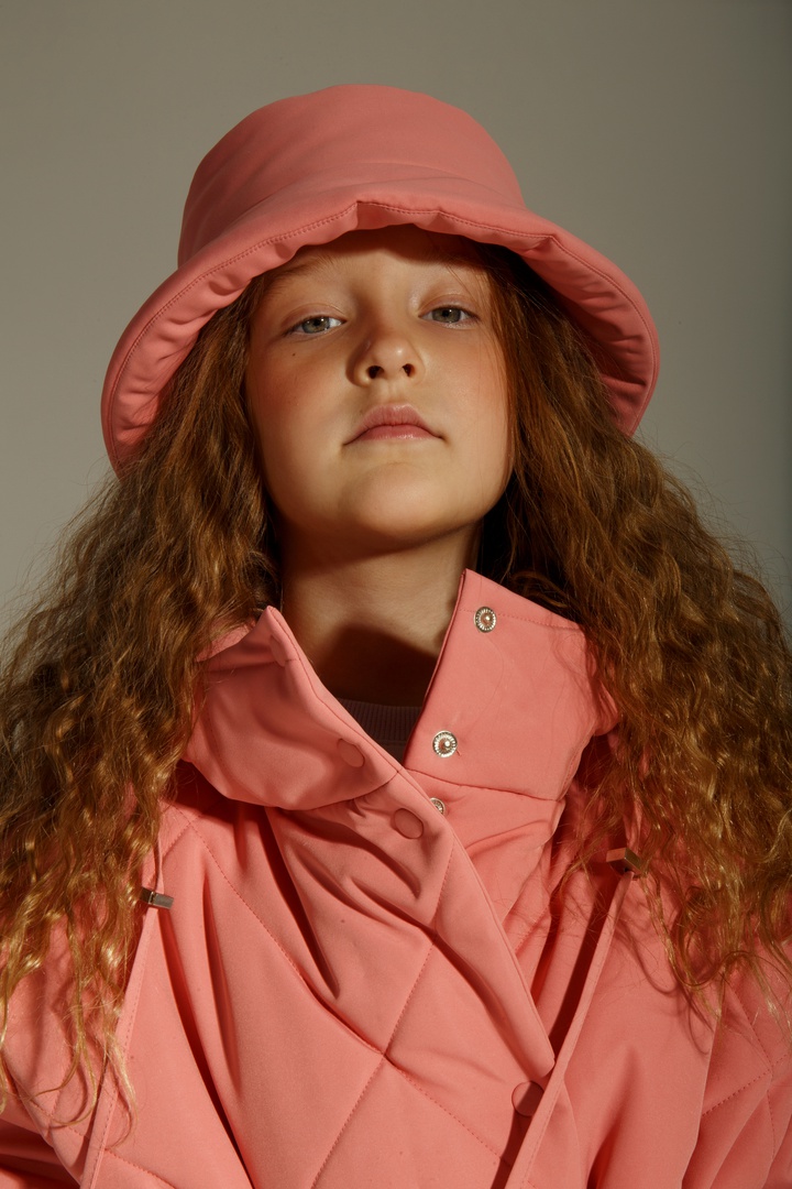 Лила панама на утеплителе