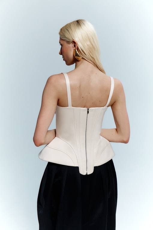 Zinnia bustier top