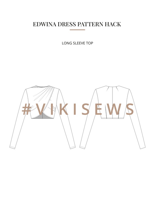 Edwina dress pattern hacking guide