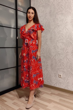 Настоящее летящее летнее платье