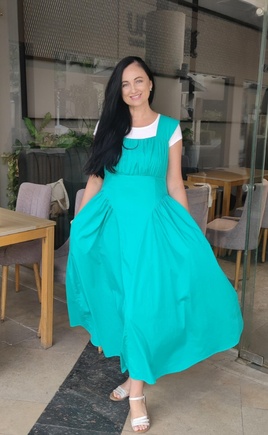 Влюбилась в  это платье ещё в процессе пошива!