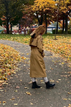 Ох и намучилась)Но тренч люблю