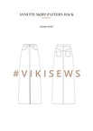 Annette skirt pattern hacking guide