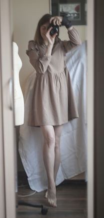 Очень романтичное и нежное. Сшила на одном дыхании!