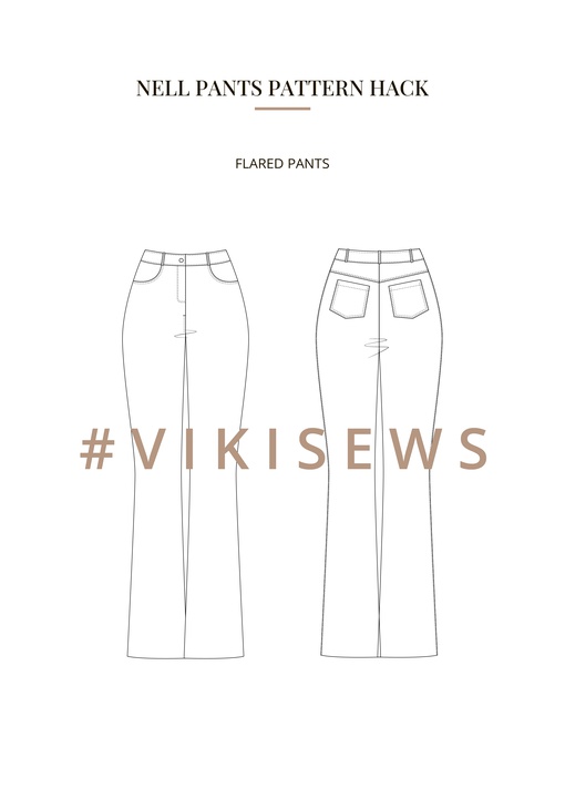 Nell pants pattern hacking guide