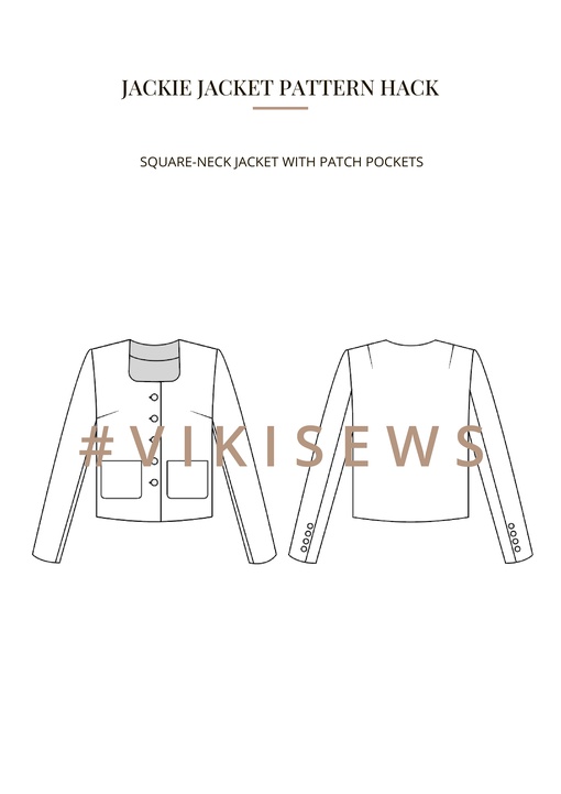 Jackie jacket pattern hacking guide
