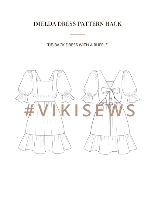 Imelda dress pattern hacking guide