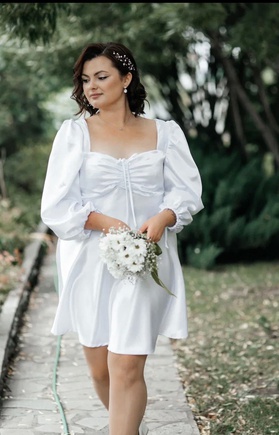 Получилось свадебное платье 🫶