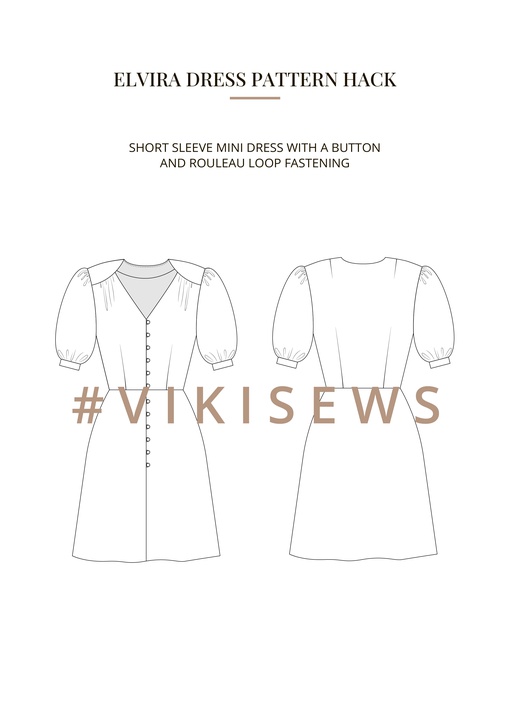 Elvira dress pattern hacking guide