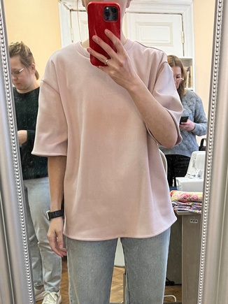 Really good pattern! I sew it only using an overlocker