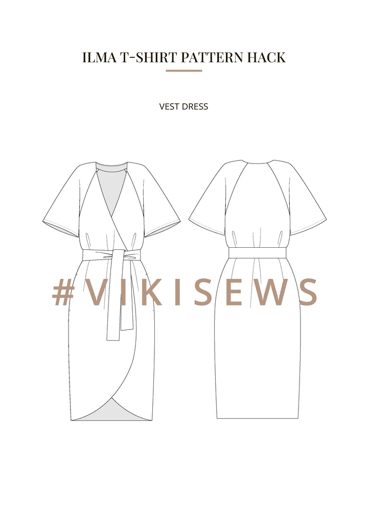 Ilma t-shirt pattern hacking guide