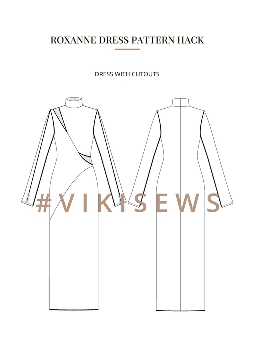 Roxanne dress pattern hacking guide
