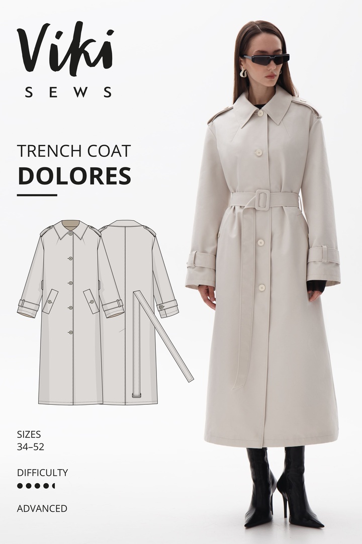 Dolores trench coat