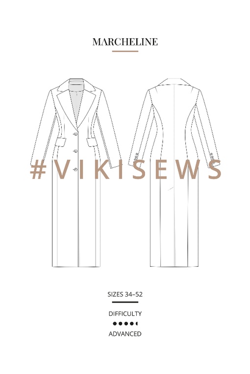 Marcheline coat sewing course
