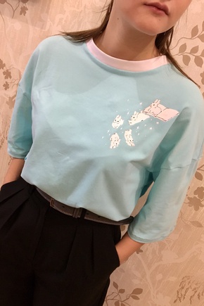 Отличная футболка оверсайз