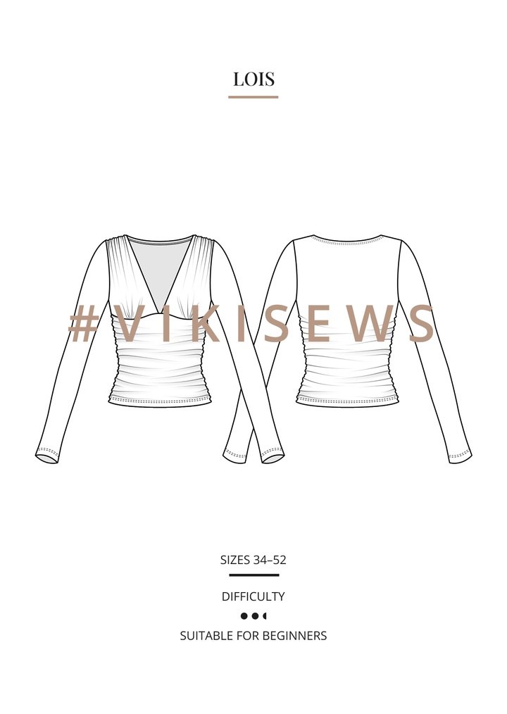 Lois long sleeve top
