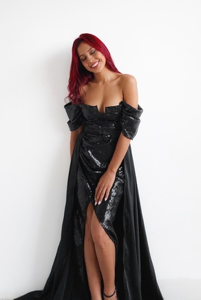 My black Athena dress